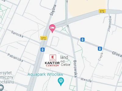 Lokalizacja kantoru Centrum we Wrocławiu