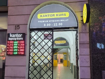 Kantor Kurs Katowice ul. Marszałkowska 85
